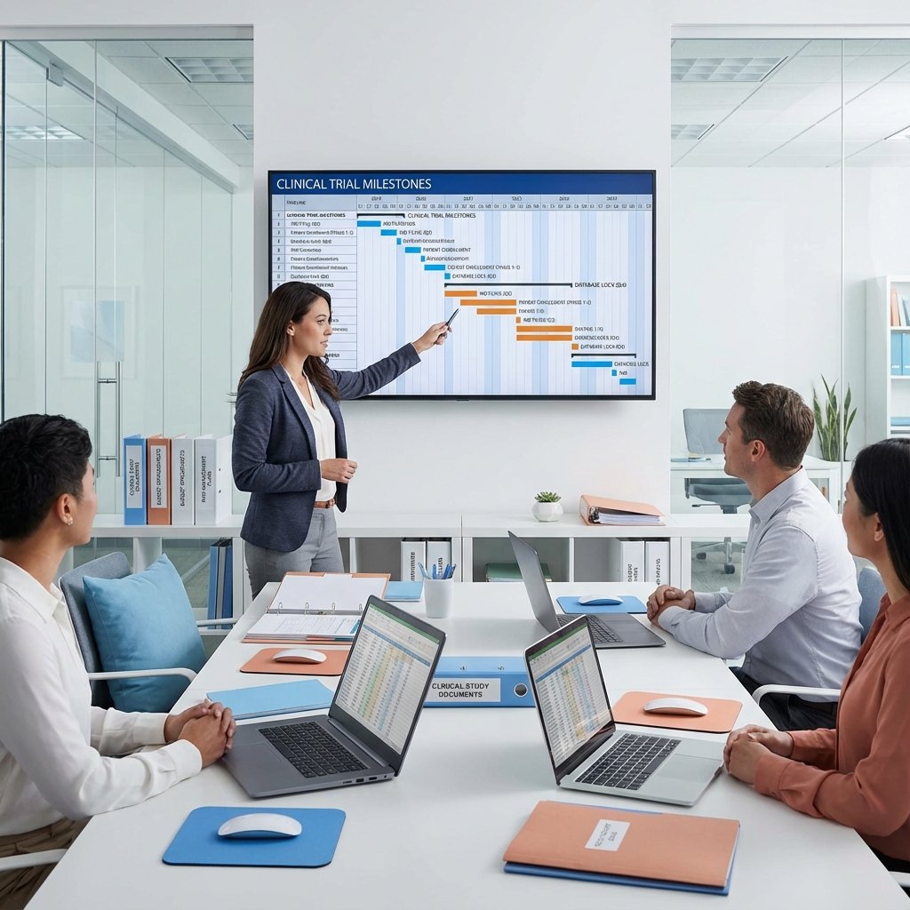 Clinical project management and timeline